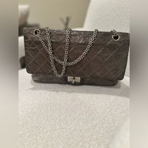 Chanel 50th Anniversary Reissue 225 Flap Bag in Gray